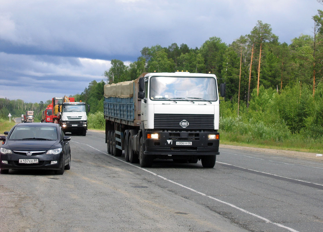 Ханты-Мансийский автоном.округ, № О 006 УР 86 — МАЗ-MAN-6423