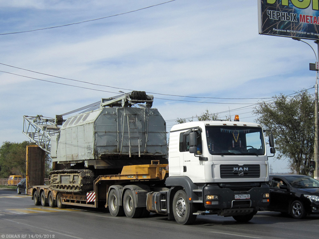 Волгоградская область, № С 767 ТК 34 — MAN TGA 33.480