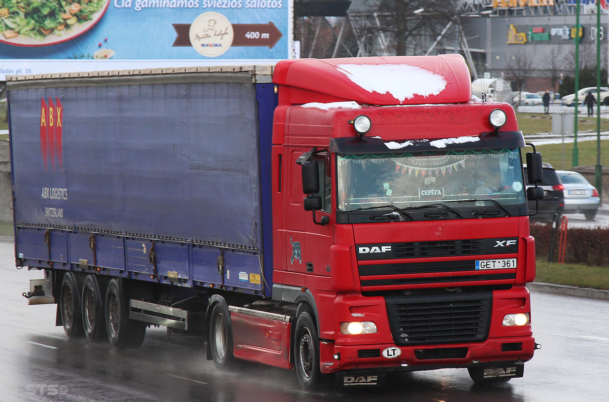 Литва, № GET 361 — DAF XF95 FT