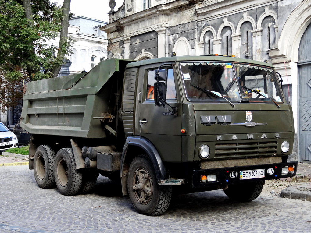 Львовская область, № ВС 9307 ВО — КамАЗ-55111 (общая модель)