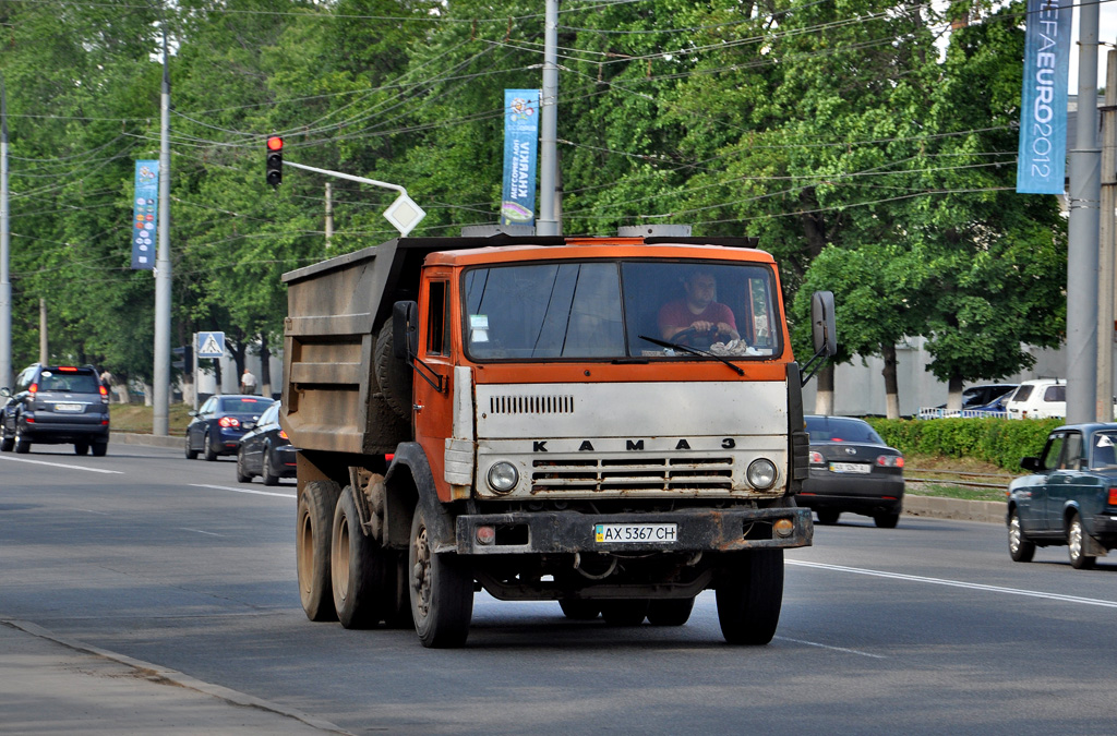 Харьковская область, № АХ 5367 СН — КамАЗ-55111 (общая модель)