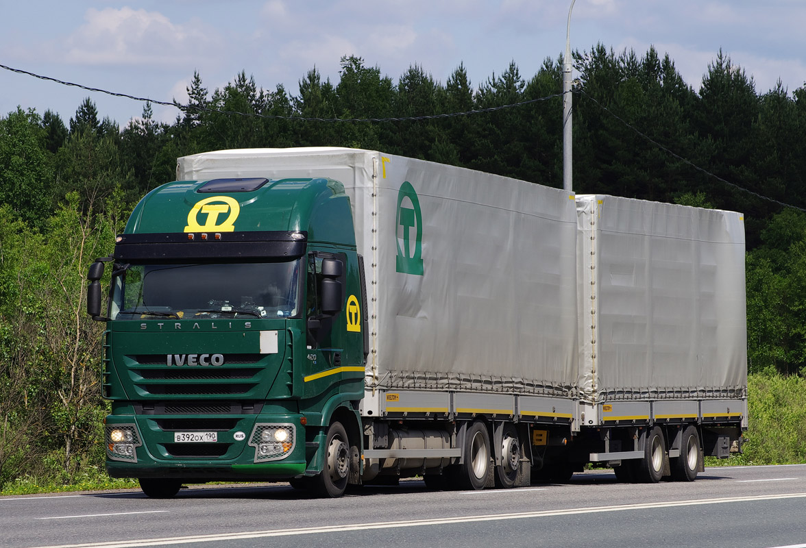 Московская область, № В 392 ОХ 190 — IVECO Stralis ('2007) 420