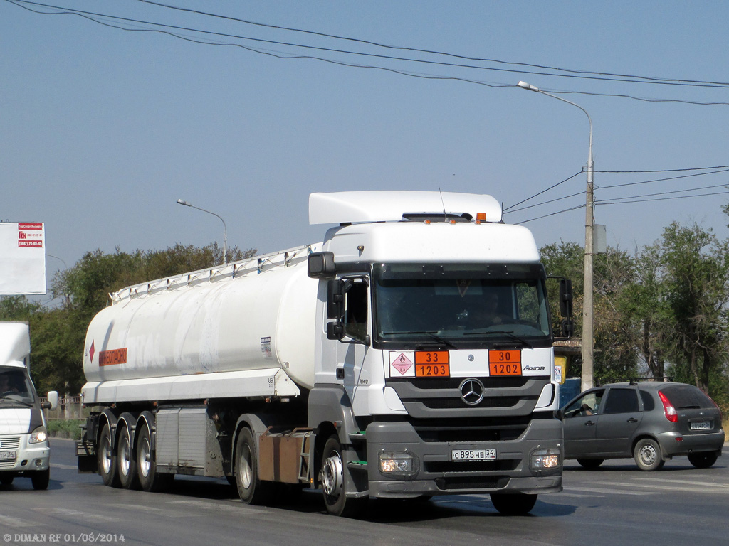 Волгоградская область, № С 895 НЕ 34 — Mercedes-Benz Axor 1840 [Z9M]