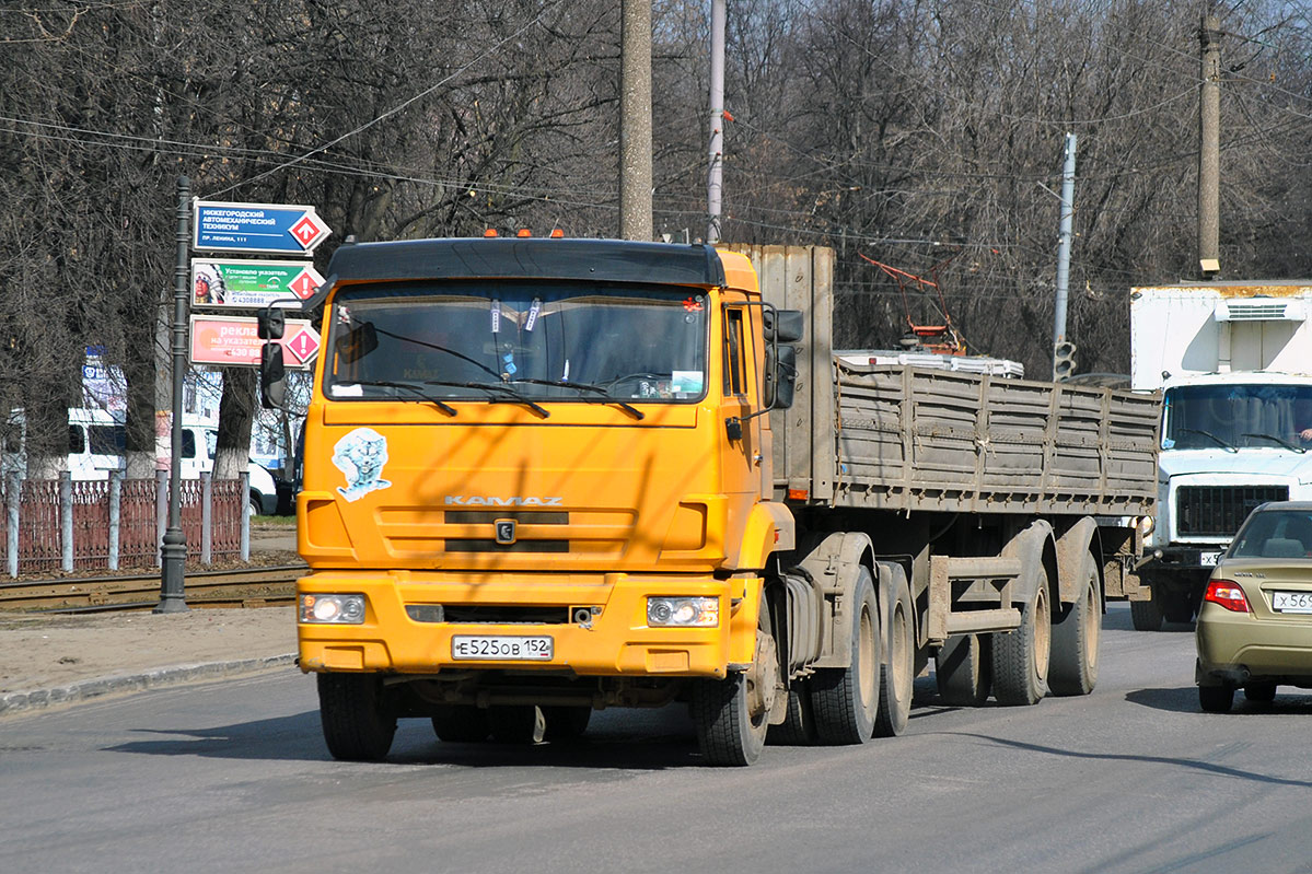 Нижегородская область, № Е 525 ОВ 152 — КамАЗ-65116-N3