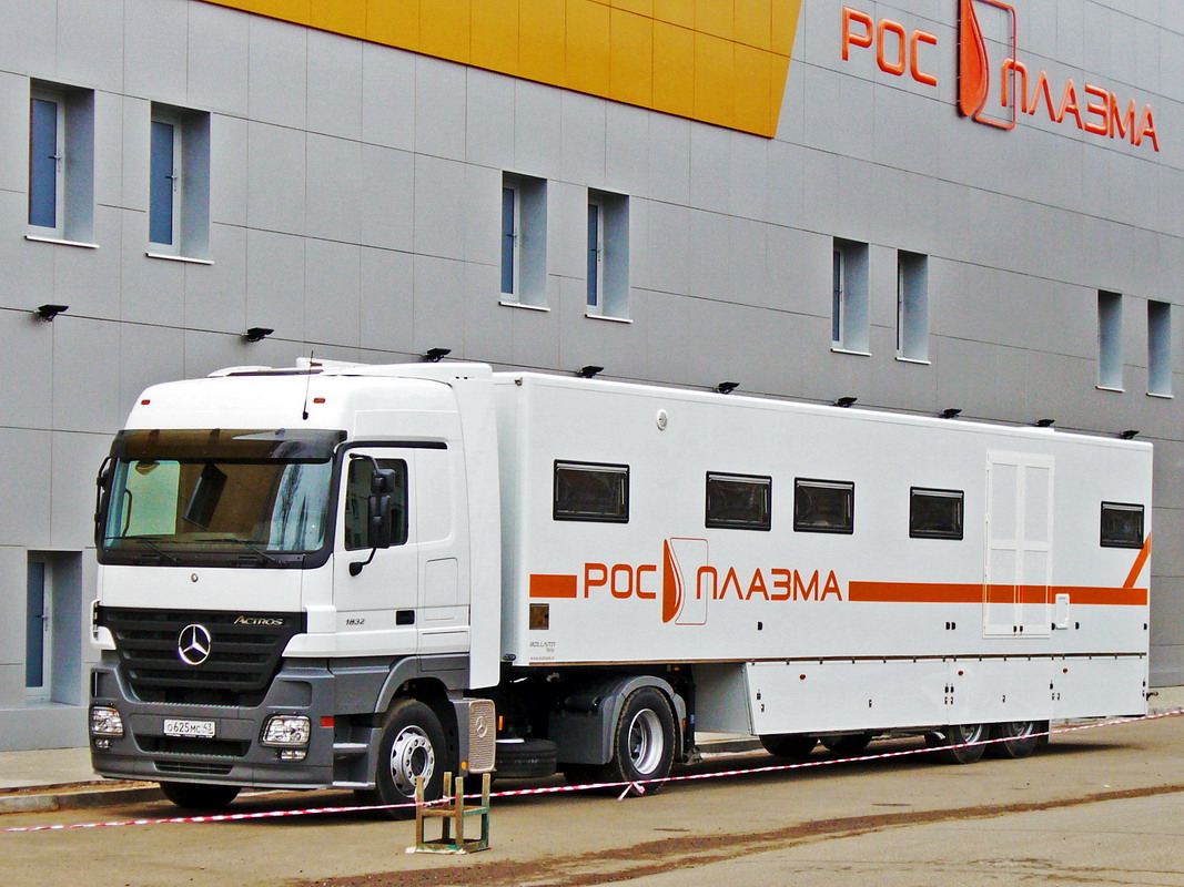 Кировская область, № О 625 МС 43 — Mercedes-Benz Actros ('2003) 1832