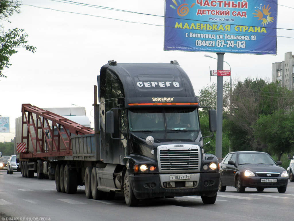 Волгоградская область, № А 183 УР 34 — Freightliner Century Class