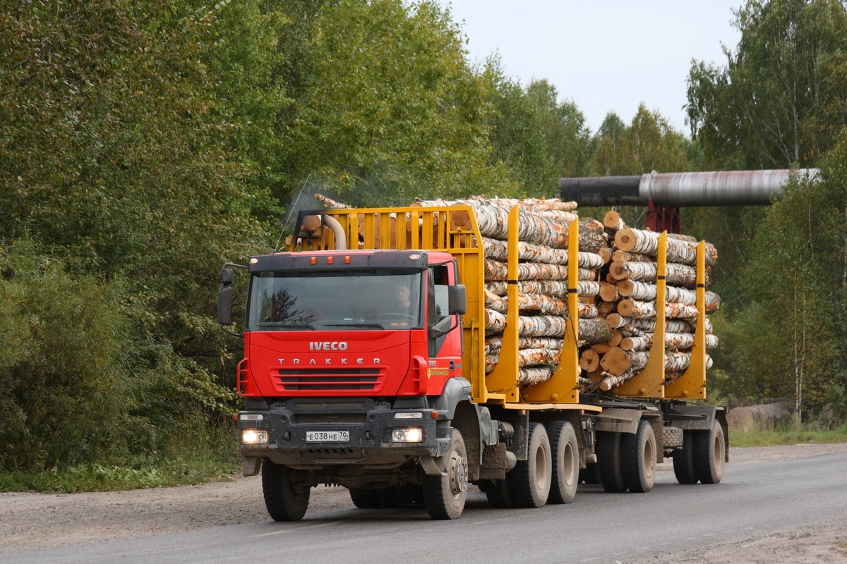 Томская область, № Е 038 НЕ 70 — IVECO Trakker ('2004)