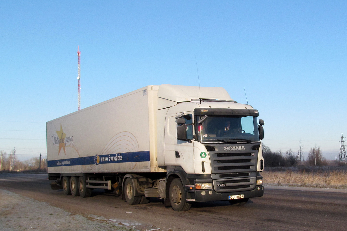 Литва, № DOD 607 — Scania ('2004) R420