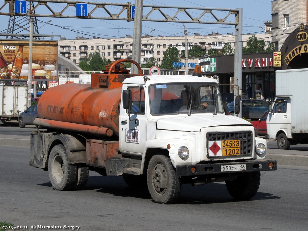 Санкт-Петербург, № В 583 НТ 98 — ГАЗ-3309