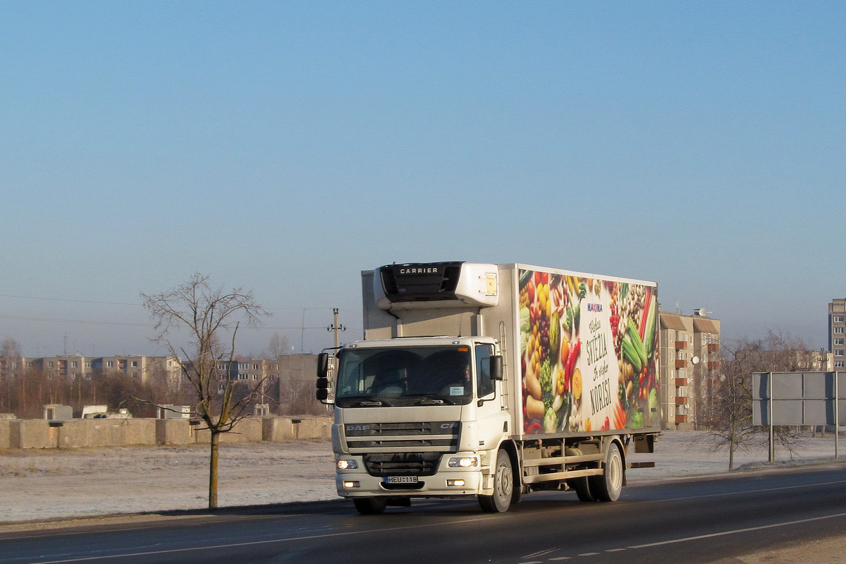 Литва, № HEU 118 — DAF CF75 FA