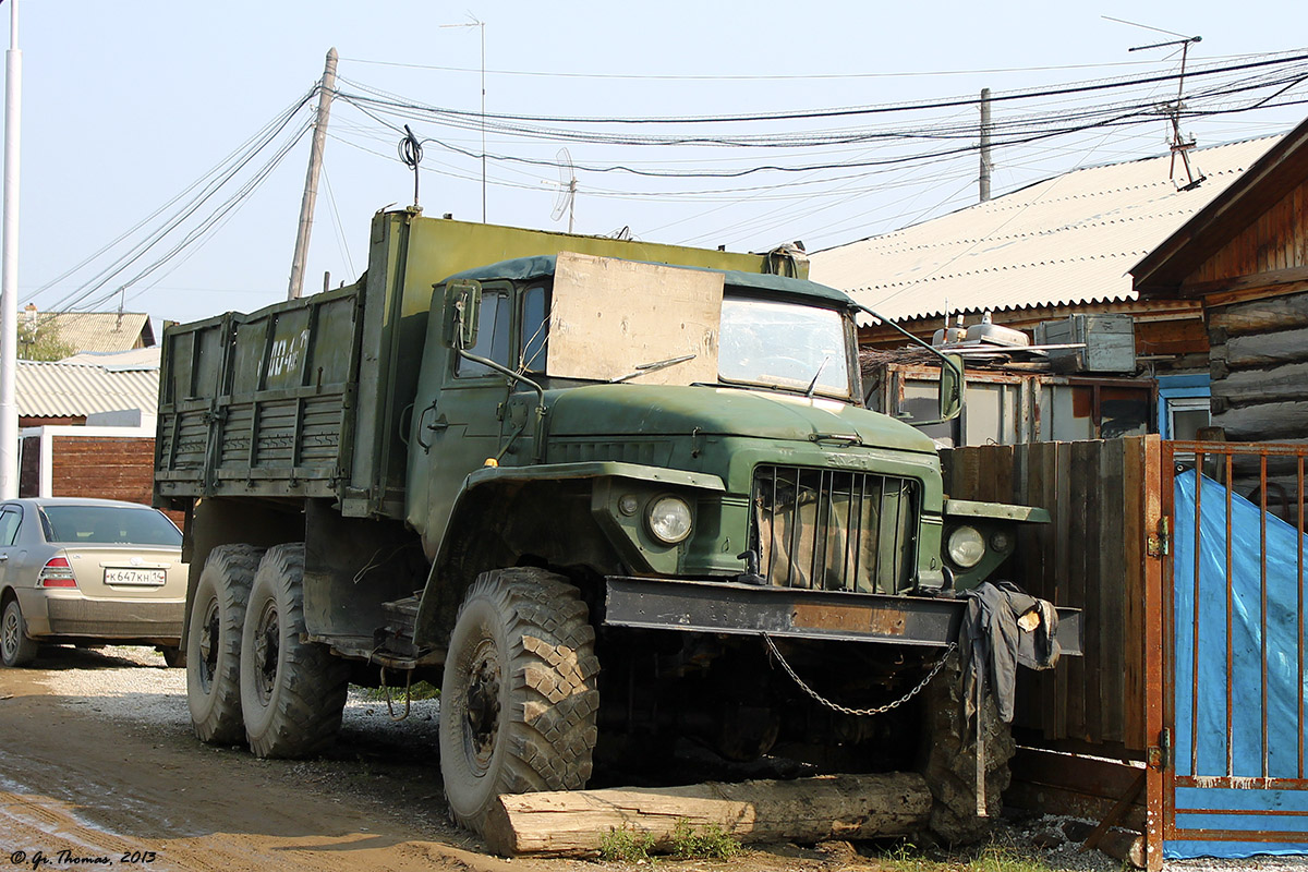 Саха (Якутия), № Н 004 АН 14 — Урал-375 (общая модель)