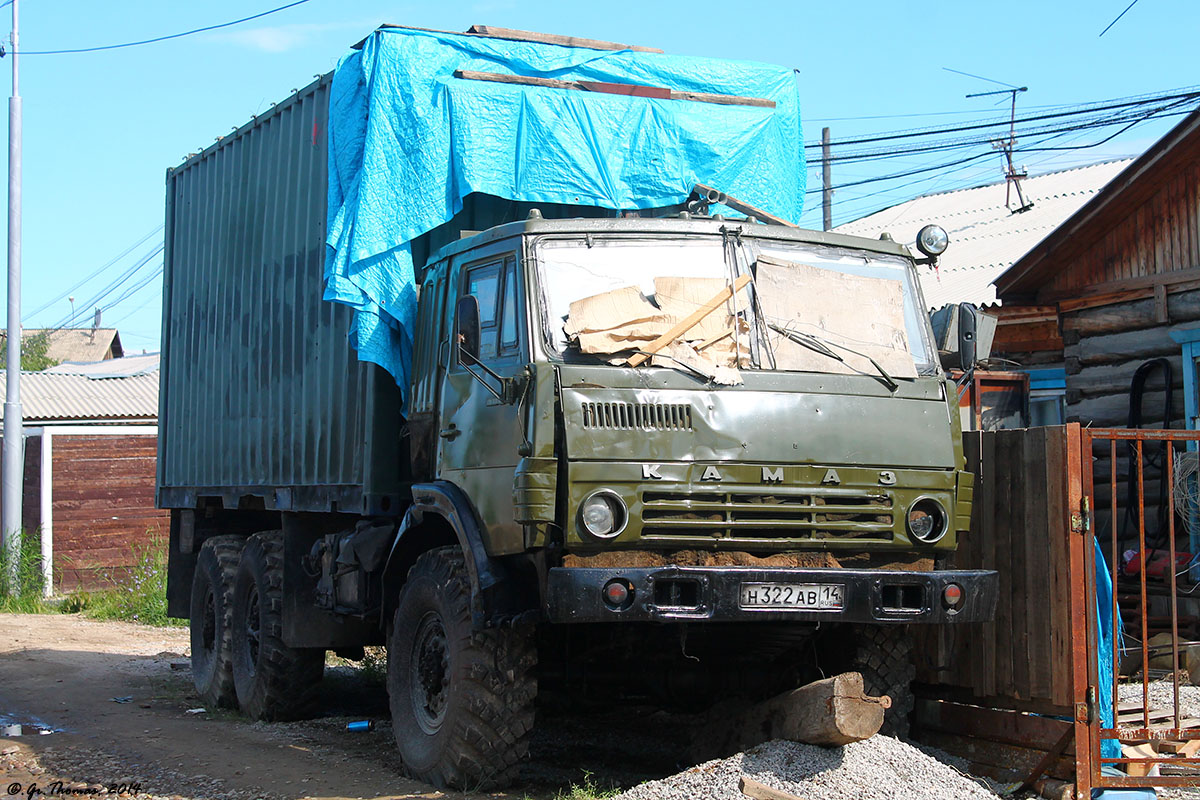 Саха (Якутия), № Н 322 АВ 14 — КамАЗ-43106