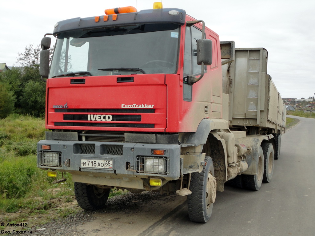 Сахалинская область, № М 718 АО 65 — IVECO EuroTrakker