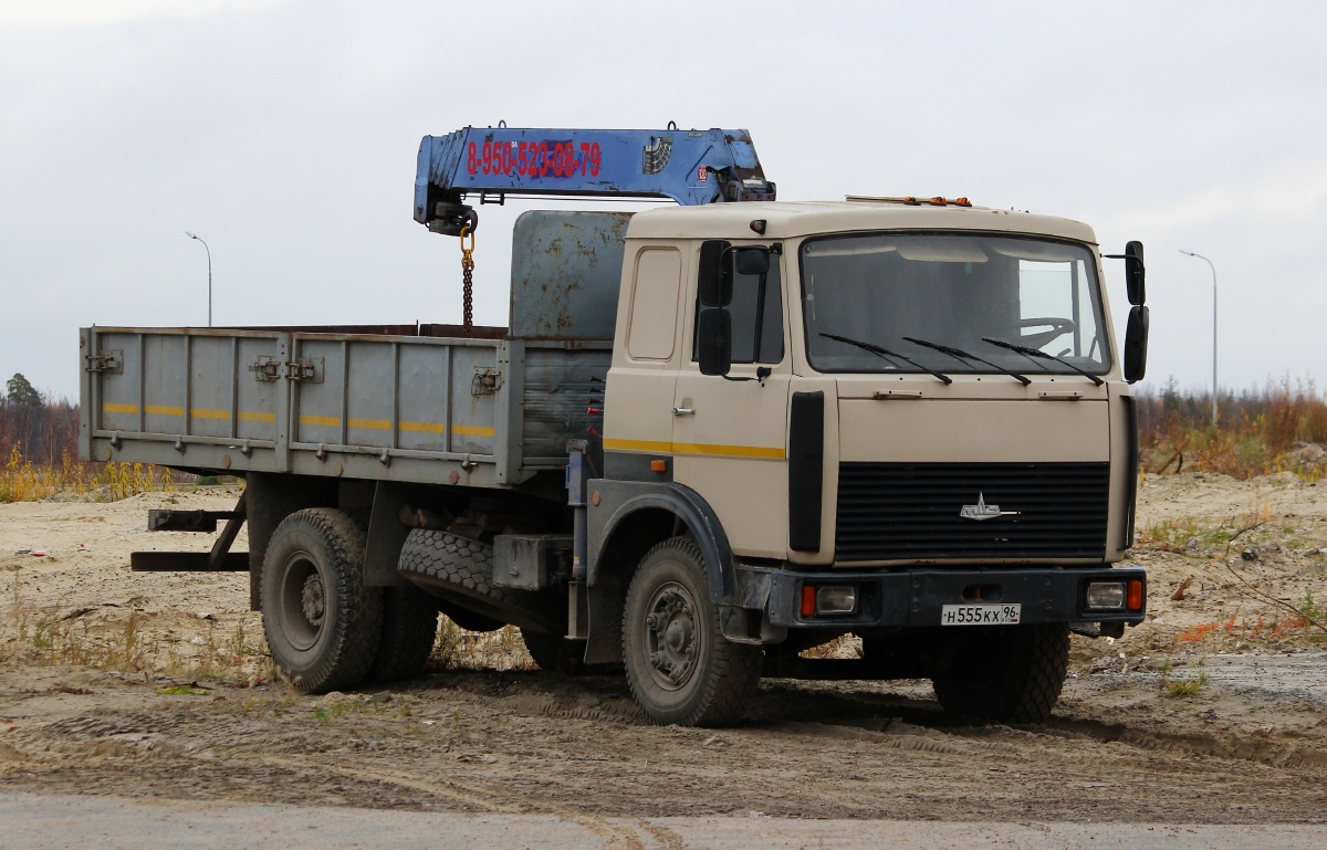 Ханты-Мансийский автоном.округ, № Н 555 КХ 96 — МАЗ-53371