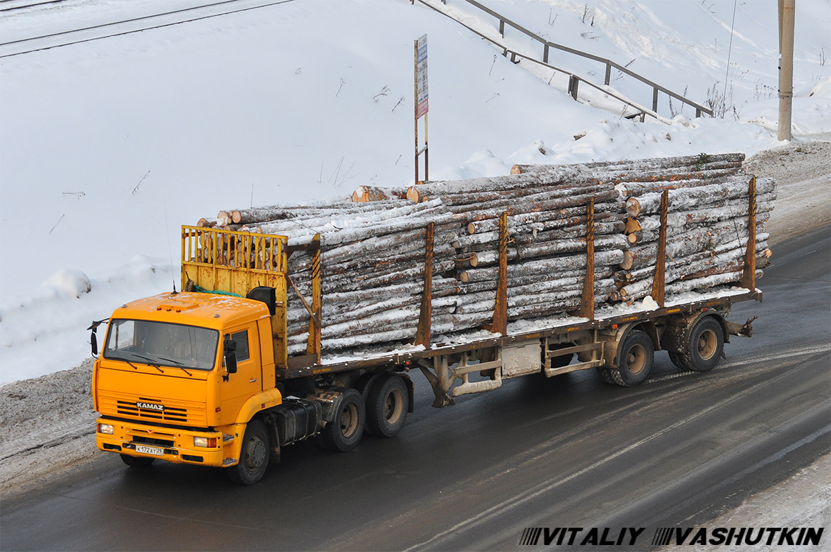 Архангельская область, № К 172 АТ 29 — КамАЗ-65116-62