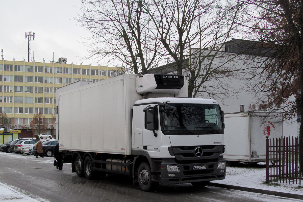 Литва, № GGU 753 — Mercedes-Benz Actros ('2009) 2536