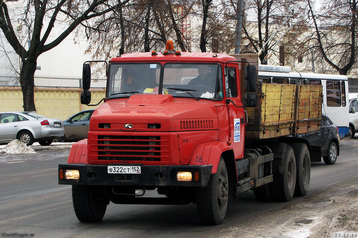 Нижегородская область, № В 322 СТ 152 — КрАЗ-65053