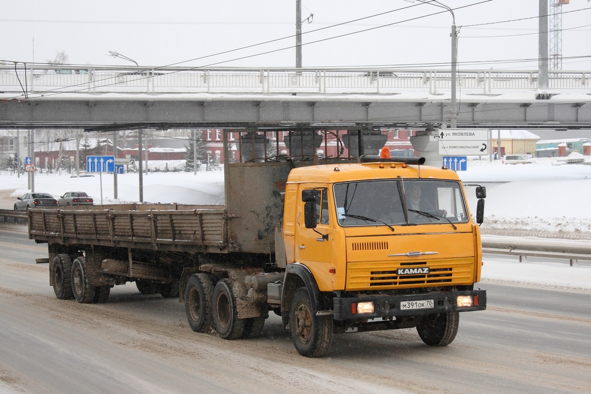 Томская область, № М 391 ОК 70 — КамАЗ-5410