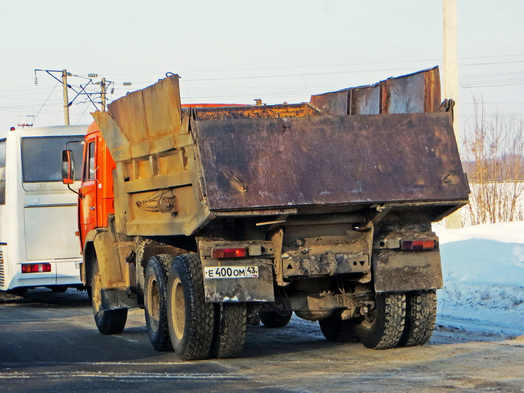 Кировская область, № Е 400 ОМ 43 — КамАЗ-55111 (общая модель)