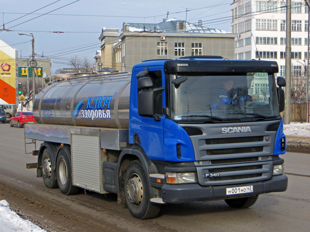 Кировская область, № Н 001 НО 43 — Scania ('2004) P340