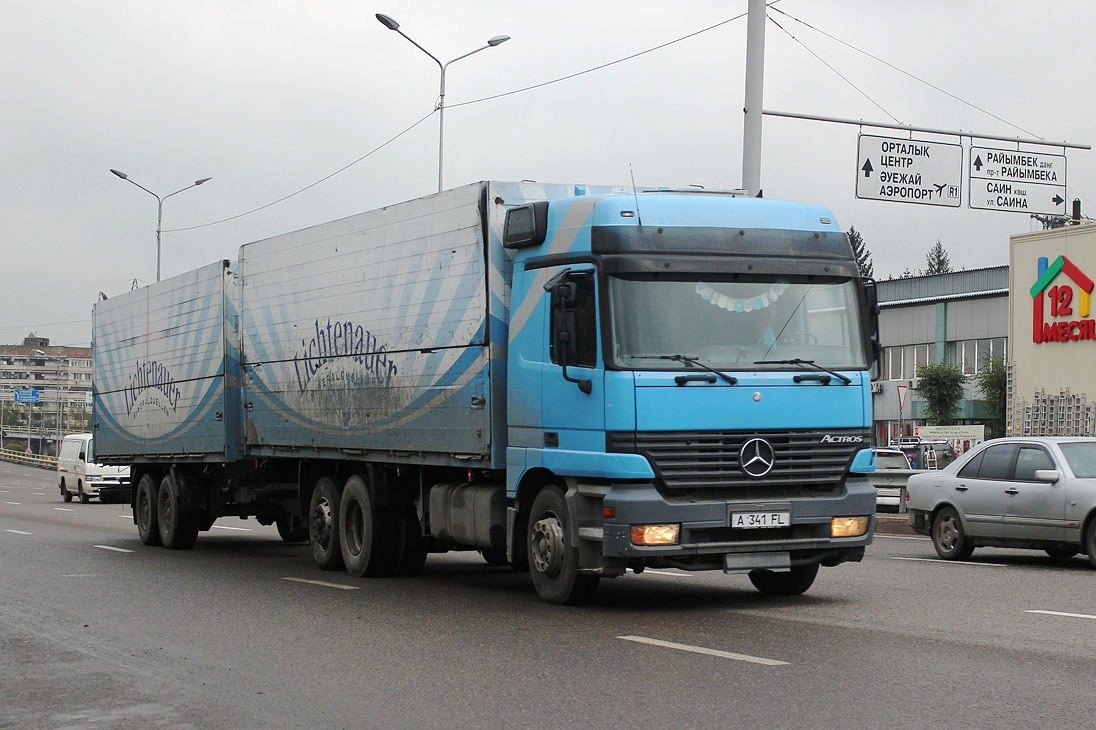 Алматы, № A 341 FL — Mercedes-Benz Actros ('1997) 1840