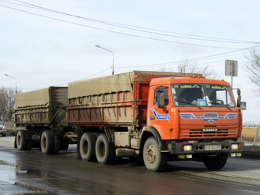 Волгоградская область, № О 813 НО 34 — КамАЗ-53215-13 [53215N]