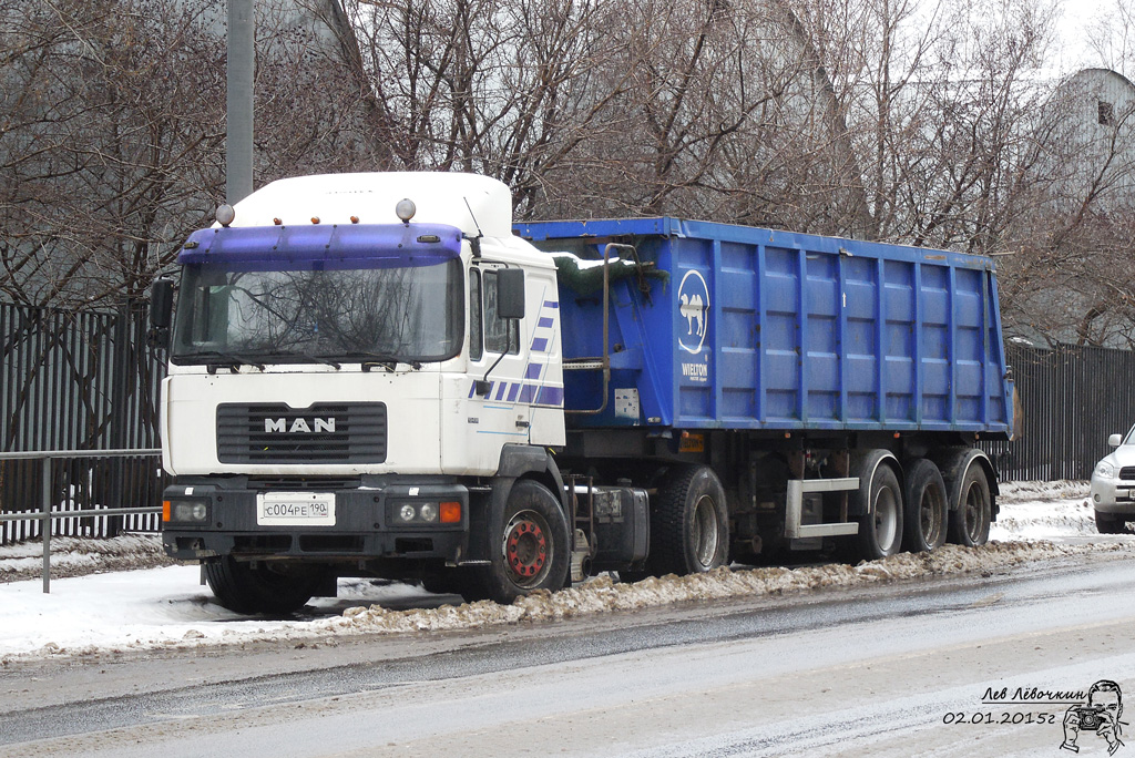 Московская область, № С 004 РЕ 190 — MAN F2000 19.414