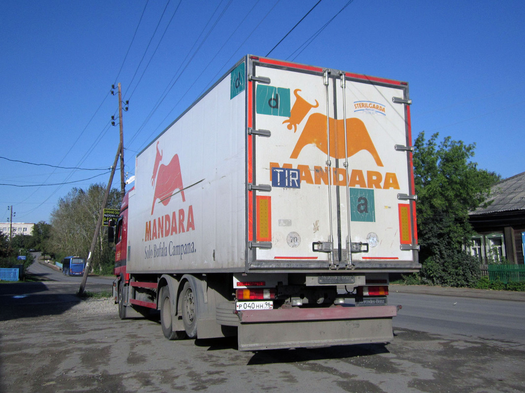 Свердловская область, № Р 040 НН 96 — Mercedes-Benz Actros ('1997) 2535