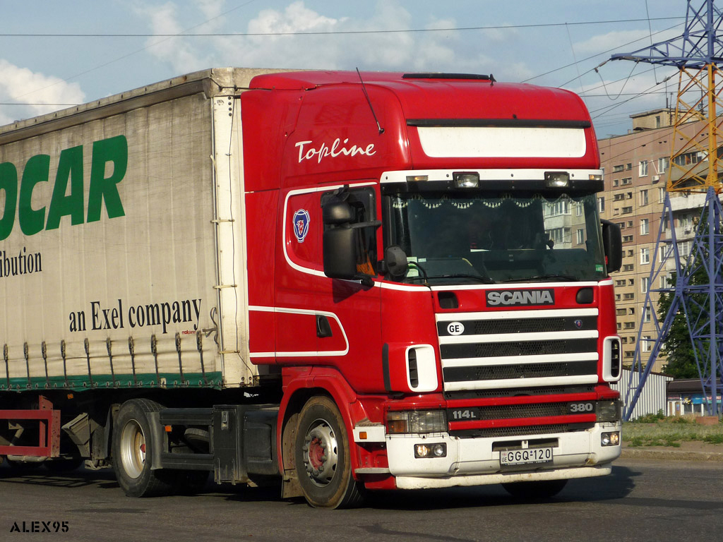 Грузия, № GGQ-120 — Scania ('1996) R114L