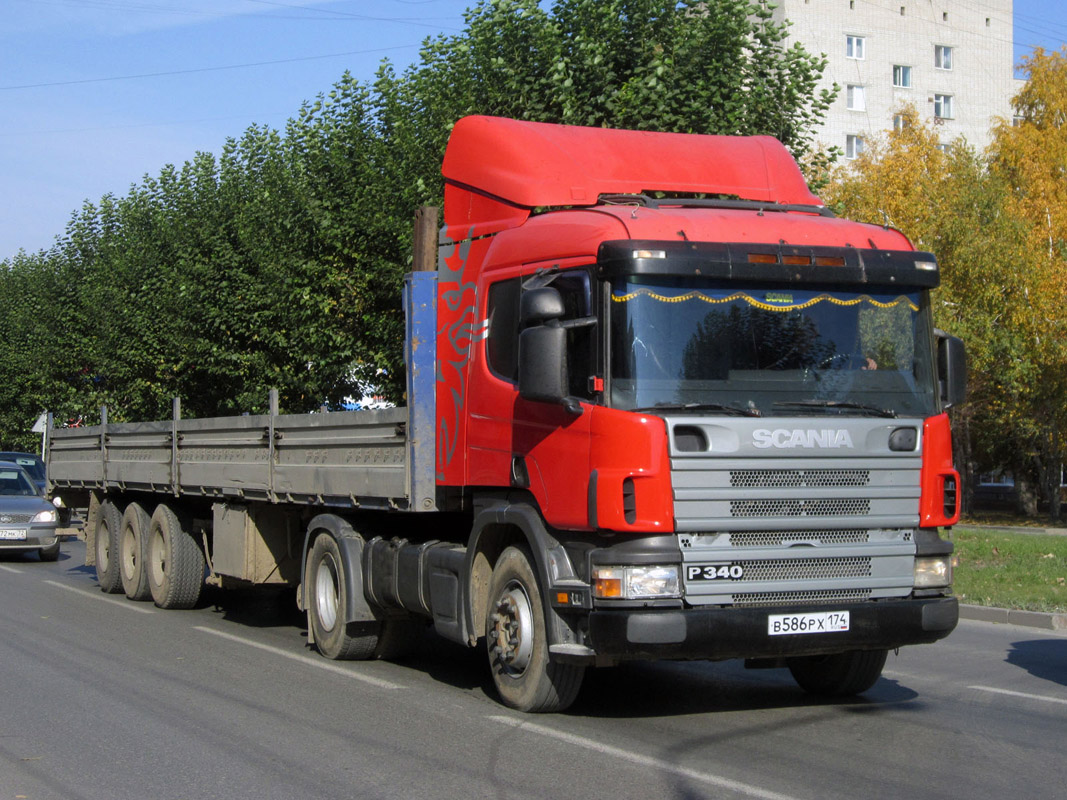 Челябинская область, № В 586 РХ 174 — Scania ('1996) P114G