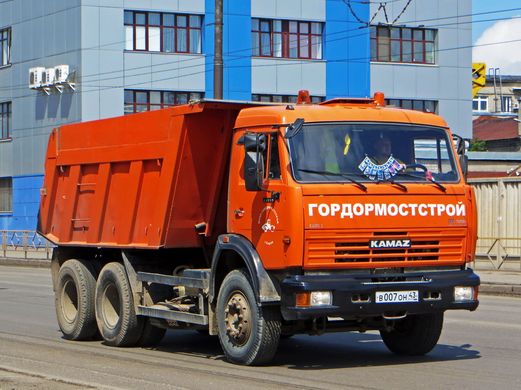 Кировская область, № В 007 ОН 43 — КамАЗ-65115-D3