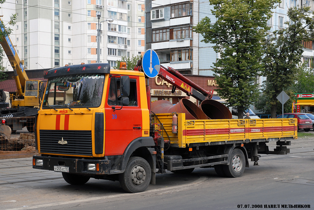 Москва, № У 055 ХС 97 — МАЗ-437041 "Зубрёнок"