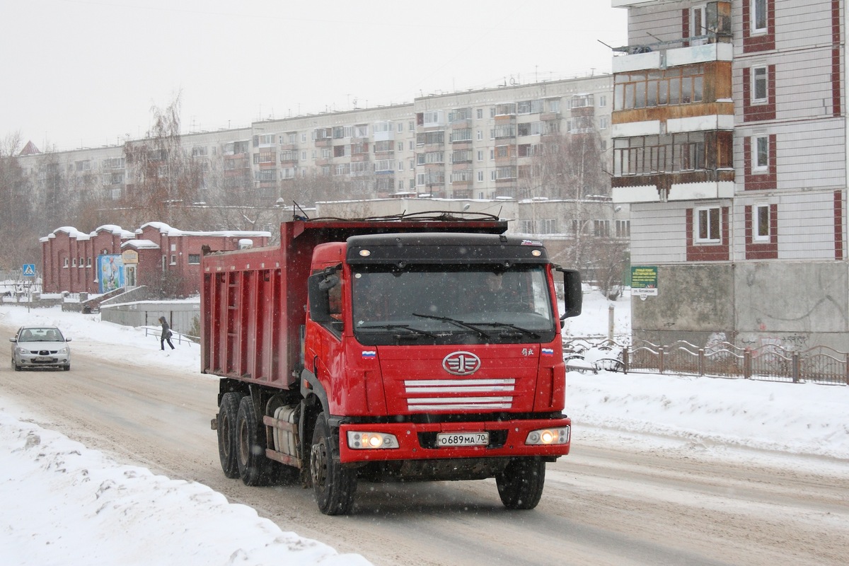 Томская область, № О 689 МА 70 — FAW J5 CA3252