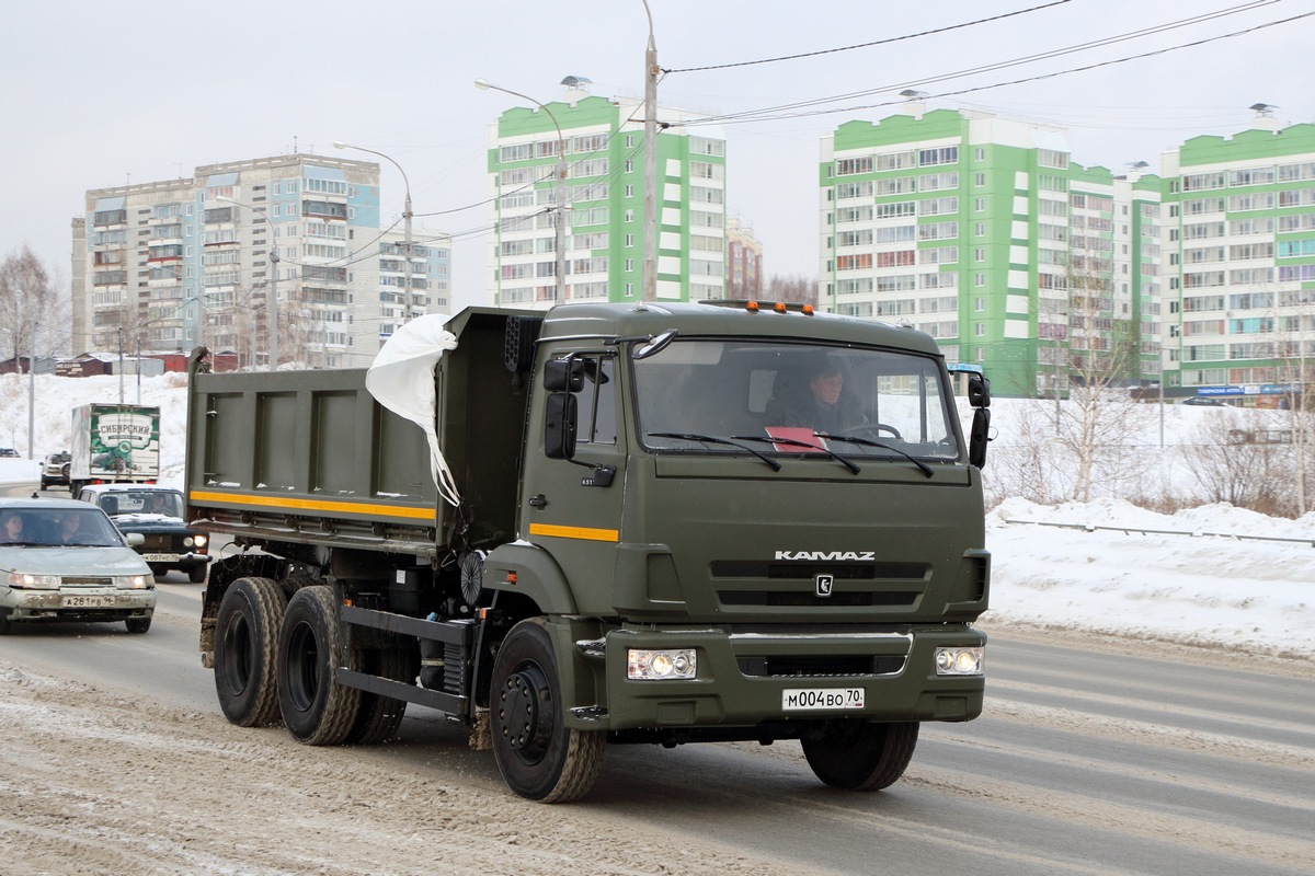 Томская область, № М 004 ВО 70 — КамАЗ-65115-A4