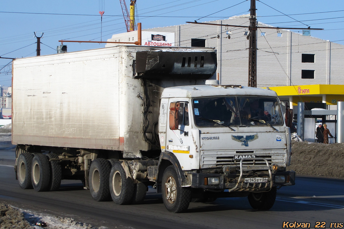 Новосибирская область, № Н 145 ЕТ 54 — КамАЗ-5410