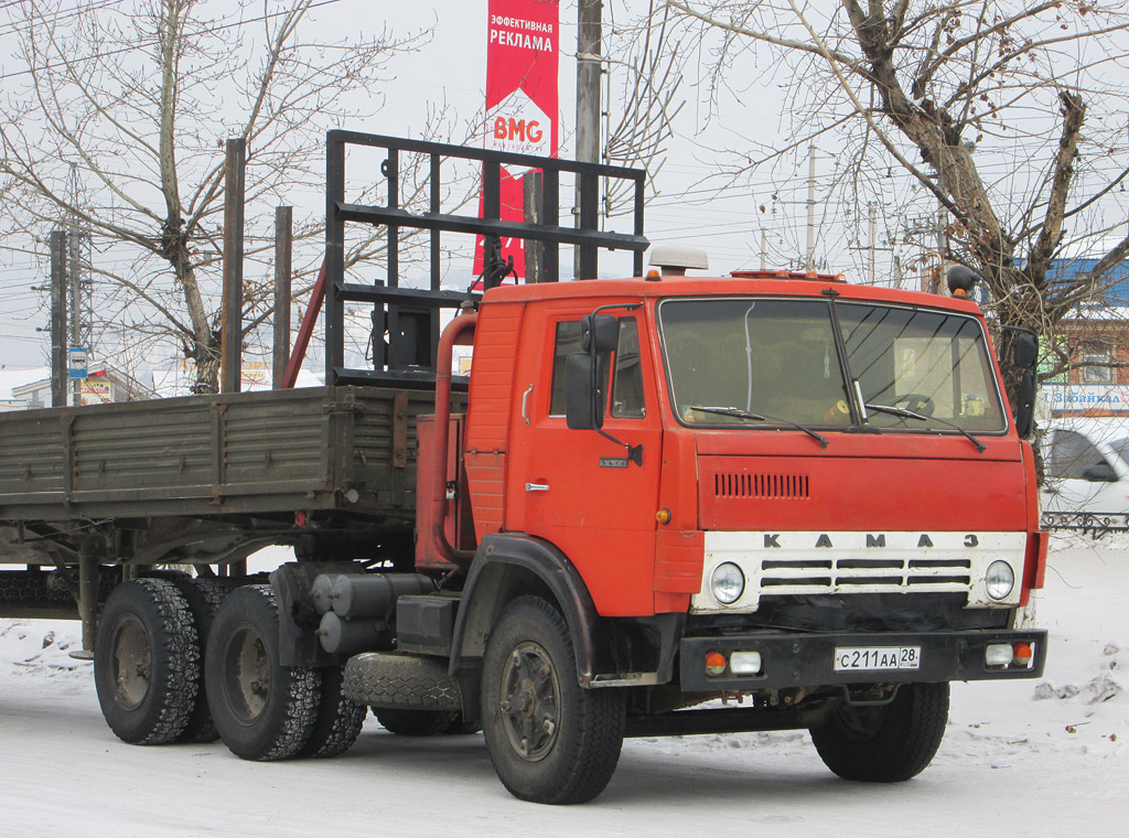 Бурятия, № С 211 АА 28 — КамАЗ-5410