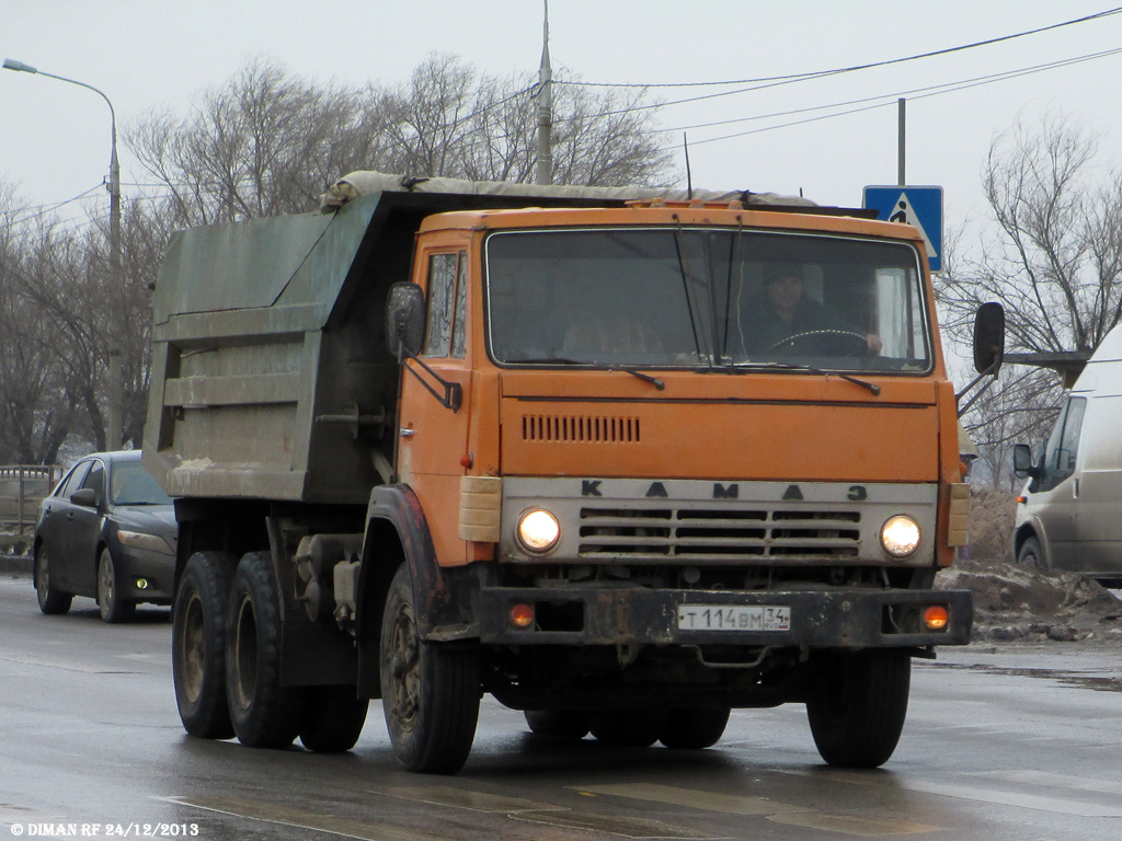 Волгоградская область, № Т 114 ВМ 34 — КамАЗ-55111 [551110]