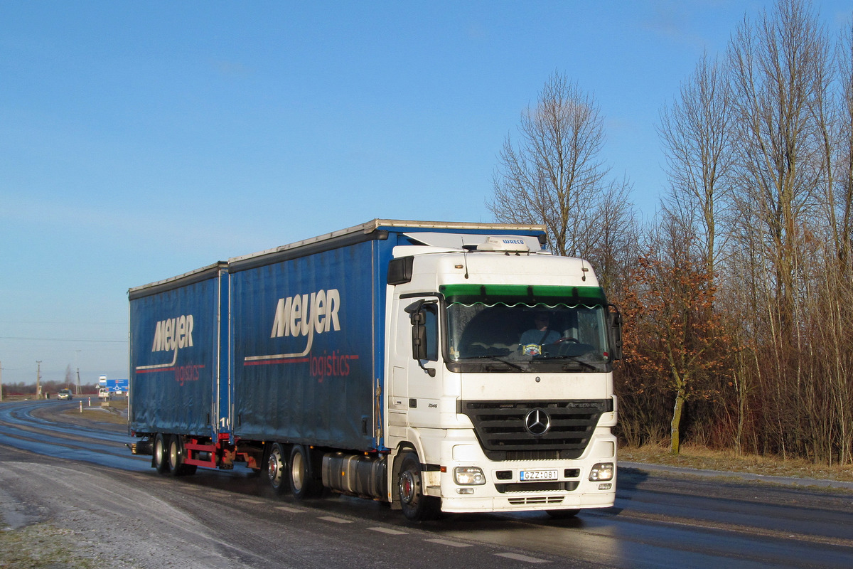 Литва, № GZZ 081 — Mercedes-Benz Actros ('2003) 2546