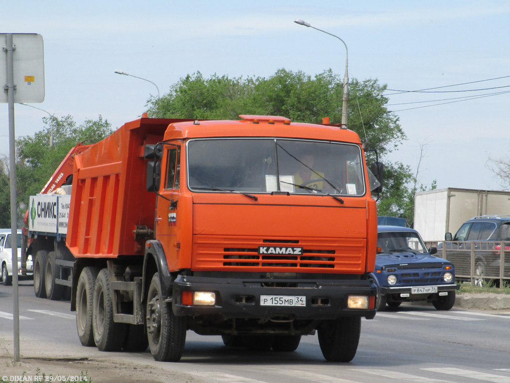 Волгоградская область, № Р 155 МВ 34 — КамАЗ-65115 [651150]