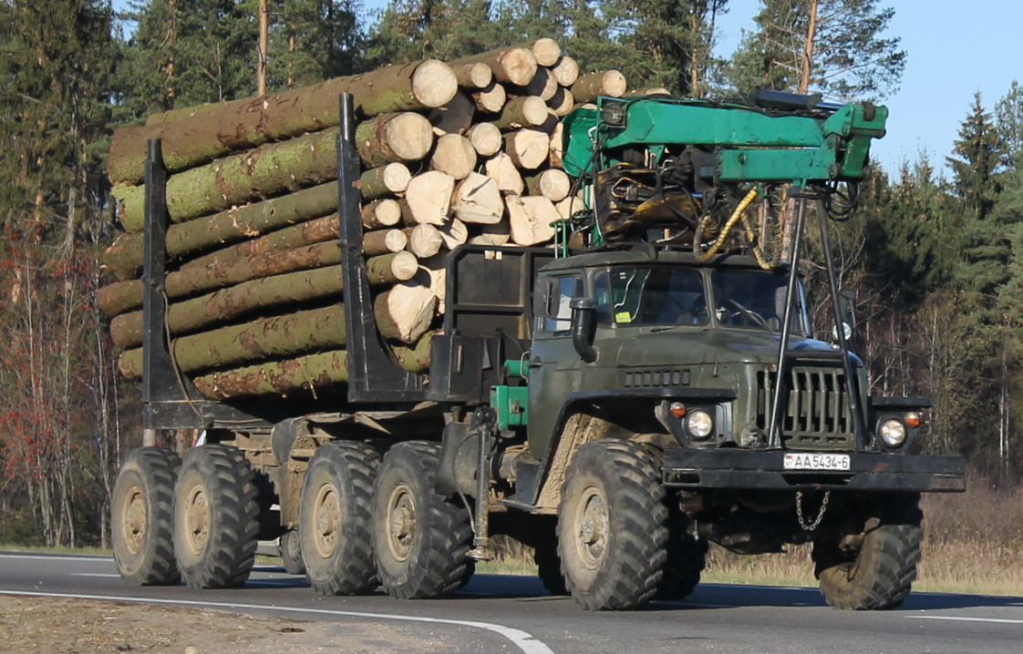 Могилёвская область, № АА 5434-6 — Урал-4320 / 5557 (общая модель)