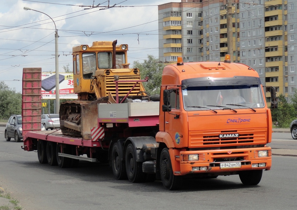 Омская область, № Р 842 ВМ 55 — КамАЗ-6460-63