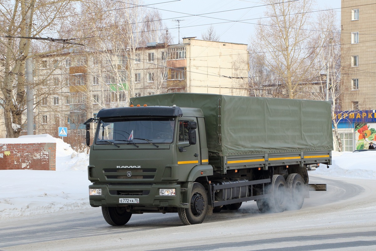 Томская область, № Е 772 УА 70 — КамАЗ-65117-A4