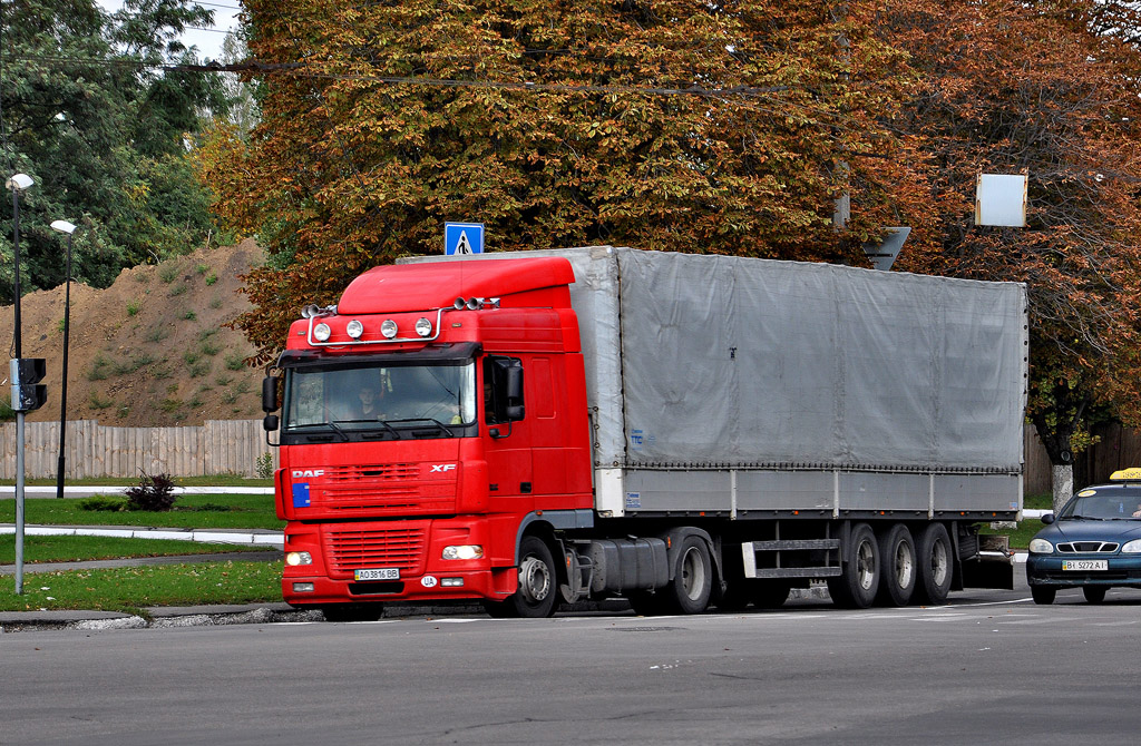 Закарпатская область, № АО 3816 ВВ — DAF XF95 FT