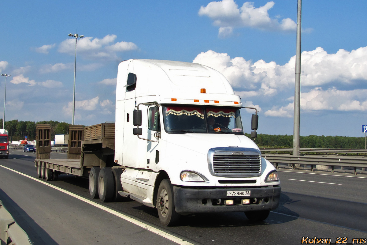 Тюменская область, № Р 728 МК 72 — Freightliner Columbia