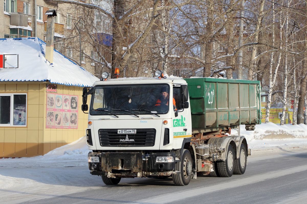 Томская область, № К 015 КМ 70 — МАЗ-6312B3