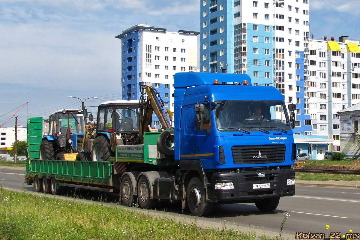 Алтайский край, № Т 972 УМ 22 — МАЗ-6430A9; Алтайский край — Разные фотографии (Спецтехника)