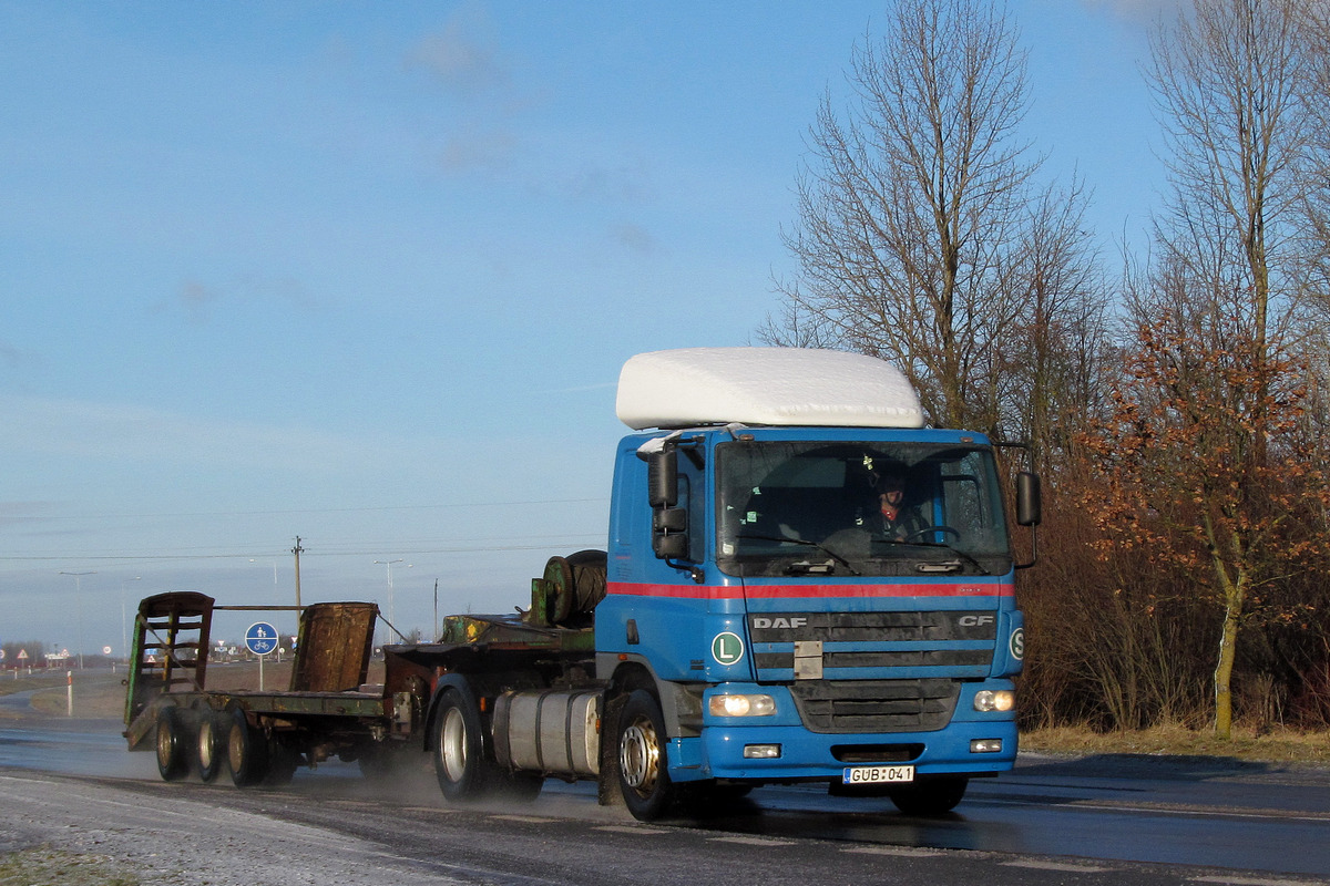 Литва, № GUB 041 — DAF CF75 FT