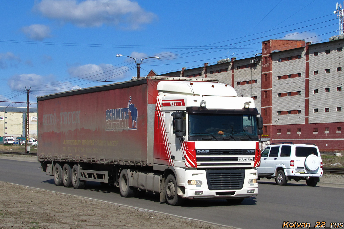 Алтайский край, № Р 354 УР 22 — DAF XF95 FT