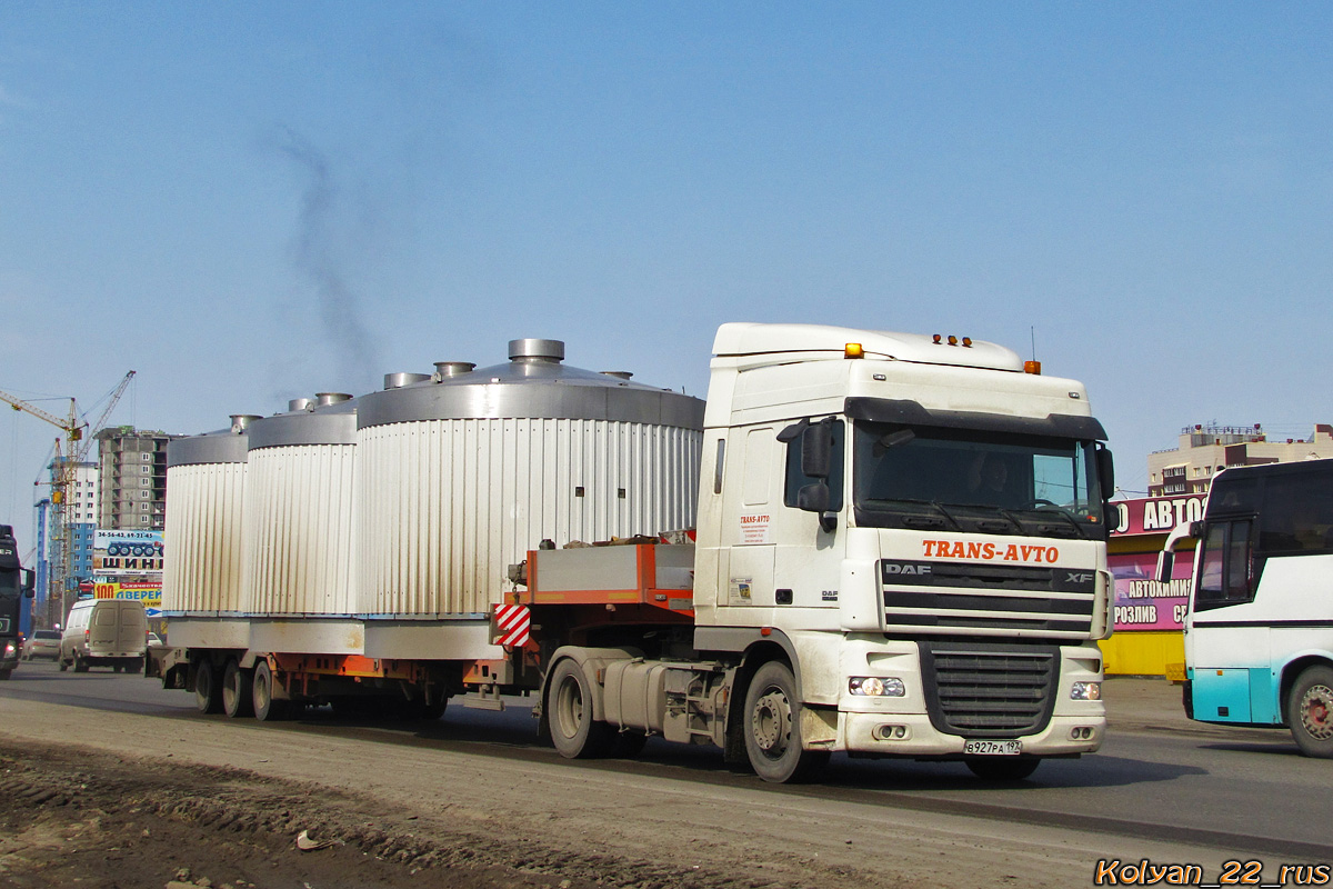 Москва, № В 927 РА 197 — DAF XF105 FT