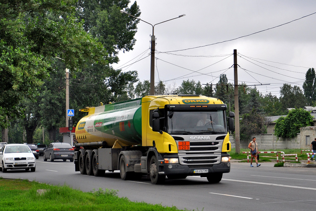 Львовская область, № АА 6961 МН — Scania ('2011) P420